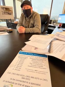 Craig Dublanko, CEO of Coastal Community Action Program, urges Grays Harbor County residents in need of rental and utility assistance to hurry up and call his program, or log on to www.coastalcap.org, to set up an appointment.