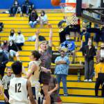 RYAN SPARKS | THE DAILY WORLD Hoquiam guard Michael Lorton Watkins (12) puts up a shot in a 60-46 win over Aberdeen on Thursday in Aberdeen.