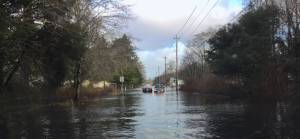 Photo courtesy of Tina Werner
State Route 109 has experienced on and off road closures in the first two weeks of January, as WSDOT crews worked to perform maintenance during heavy rainfall.