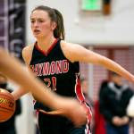 PHOTO BY KEVIN MILLER Raymonds Kyra Gardner and the Seagulls will face Okanogan in a 2B Regional matchup on Saturday at Wenatchee High School.