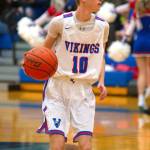 DAILY WORLD FILE PHOTO Willapa Valleys Riley Pearson was named to the 1B Columbia Valley Leagues First Team after leading the Vikings with 12.3 points per game this season.