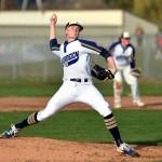 RYAN SPARKS | THE DAILY WORLD Aberdeen starting pitcher Hunter Eisele allowed three hits and struck out 10 Elma Eagles in earning a 6-1 victory on Thursday at Ken Waite Field in Aberdeen.