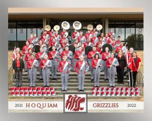 The Hoquiam High School band was selected to perform at Disneyland in California last year, but had to postpone the trip due to the COVID-19 pandemic. The ensemble will depart Saturday, April 2 for a six day spring break trip that includes three performances and a variety of excursions. Photo courtesy of Susan Peters