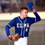DAILY WORLD FILE PHOTO Elmas Grant Vessey, seen here in a file photo, drove in the game-winning run with a single in the eight inning to give the Eagles a 13-12 victory over Aberdeen on Saturday in Elma.