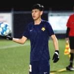 DAILY WORLD FILE PHOTO Aberdeen defender Javier Garcia, seen here in a file photo, helped the Bobcats to a 2-1 victory over Black Hills on Friday in Aberdeen. The Bobcats clinched second place in the 2A Evergreen Conference with the win.