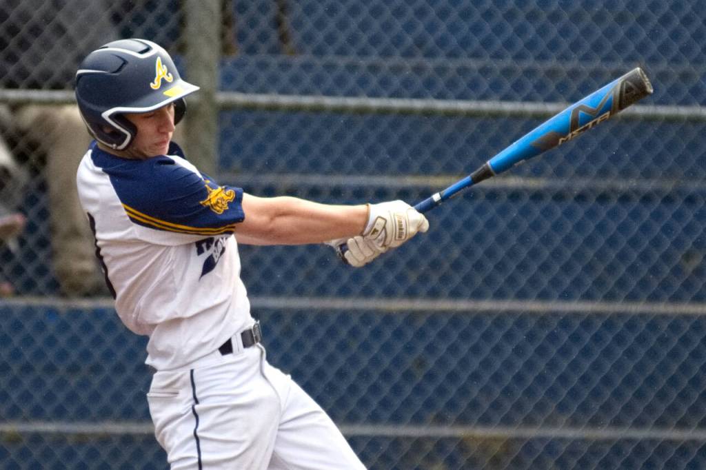 DAILY WORLD FILE PHOTO Aberdeen outfielder Kale Goings was one of two Bobcats named to the 2A Evergreen Conferences Second Team this season.