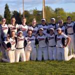 RYAN SPARKS | THE DAILY WORLD The Pe Ell-Willapa Valley Titans were all smiles after securing a trip to the state tournament and berth in the 2B District 4 championship game with an 11-1 win over the Onalaska Loggers on Friday in Centralia.