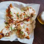 Aloha Alabama BBQ fish tacos made with crispy pacific Northwest cod are a fan favorite.