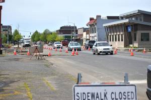 Matthew N. Wells | The Daily World
As of Wednesday, June 15, 2022, the intersection at East Market Street, F Street, and Fuller Way, will close. The three-way intersection is expected to stay closed until September, when the roundabout project is expected to finish, said Nick Bird, city engineer for the city of Aberdeen. The traffic will be diverted one block north to East 1st Street.