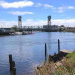 According to David Cline of HDR Inc., the engineering consultants on the Aberdeen-Hoquiam Flood Protection Project, the final design for the North Shore Levee – West Segment may include floodwalls that run into the sides or underneath bridges. The design would likely also include floodgates, which could be closed during heavy flooding events to protect homes and businesses near the Hoquiam River. Erika Gebhardt I The Daily World