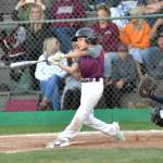 RYAN SPARKS | THE DAILY WORLD Montesano shortstop Brody Messick was a one-man wrecking crew at the plate in Thursdays district-title clinching 13-11 victory over Larch Mountain in Aberdeen. Messick went 4-for-5 with four runs and four RBI in the game.