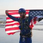 Erika Gebhardt | The Daily World
Ultramarathon runner Greg Nance, who struggled with alcohol and drug abuse in his teen years following the death of his grandfather, completed his run across the country for youth mental health in Ocean Shores on Sunday, July 17, 2022. Starting in Long Island on April 25, 2022, Nance ran an average of approximately 1.5 marathons a day on his journey to Ocean Shores.