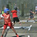 RYAN SPARKS | THE DAILY WORLD 
Several budding big-leaguers take to the cages at the grand reopening of Mr. Ts Bat-O-Rama at the Olympic Stadium Complex in Hoquiam on Sunday, Aug. 7, 2022.