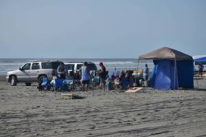 Allen Leister | The Daily World
With weather temperatures expected to climb near the 70-degree mark with mostly sunny conditions in Ocean Shores, as well as in the mid-60s in Westport, hangout spots like Chance A La Mer Beach should be packed during Labor Day weekend.