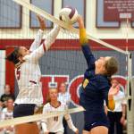 RYAN SPARKS | THE DAILY WORLD The Hoquiam Grizzlies and Aberdeen Bobcats (pictured) joined the Elma Eagles, North Beach Hyaks, South Bend, Ocosta Wildcats, Ilwaco Fishermen and Forks Spartans at the Hoquiam Volleyball Jamboree on Wednesday at Hoquiam High School.