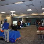 Booths could be found almost anywhere at the Summit Pacific Peak Health Fair. While some promoted local buisnesses, others were available to teach people health education ranging from physical, mental, emotional, and financial. (Allen Leister | The Daily World)