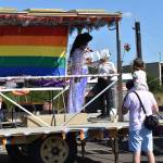 With drag being a popular format at pride festivals, children were given the opportunity to participate in Drag Queen Story Time at the 2022 Grays Harbor Pride Festival on Saturday at the Grays Harbor Historical Seaport in Aberdeen. (Allen Leister | The Daily World)