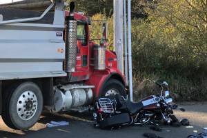 A 76-year-old Aberdeen man operating a motorcycle was killed in a motor vehicle crash near Westport on Wednesday. (Michael Wagar / The Daily World)