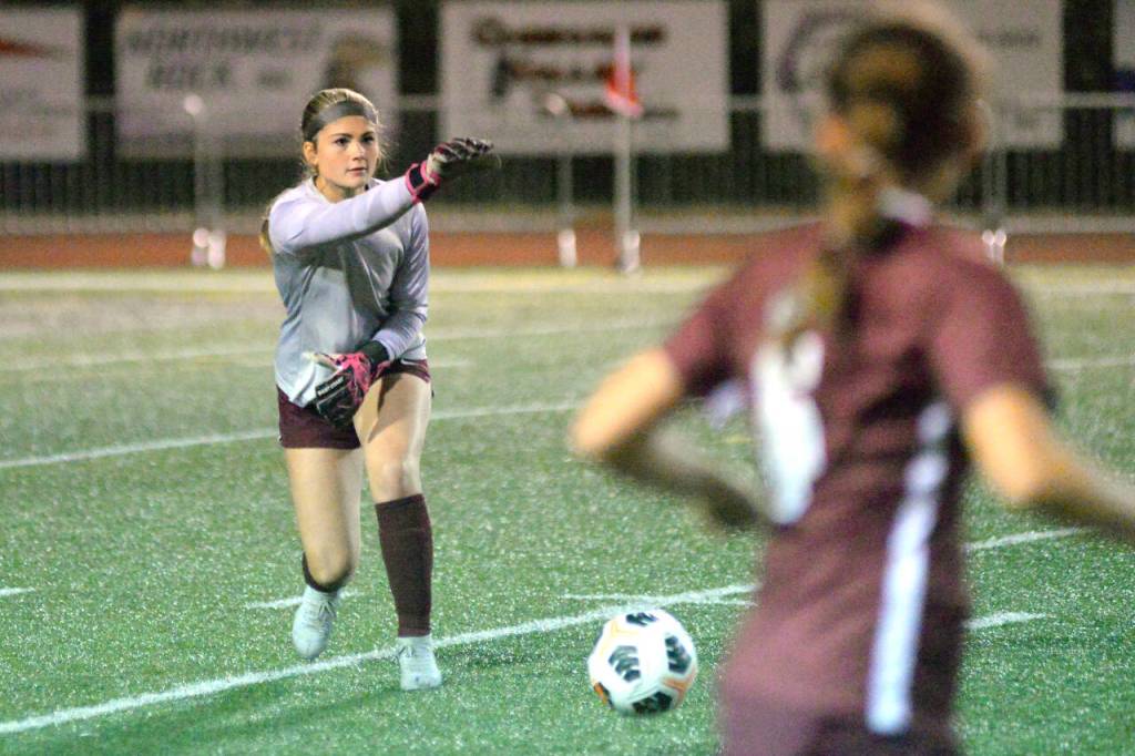 DAILY WORLD FILE PHOTO Montesano junior goal keeper Riley Timmons was named the 1A Evergreen Leagues First Team keeper on Tuesday.