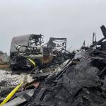 The South Beach Regional Fire Authority responded to a fire early Friday, Nov. 4 at the Harbor Resort in Westport. (Michael S. Lockett / The Daily World)