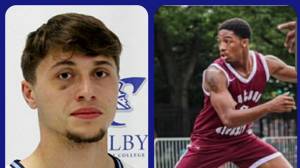 Grays Harbor College photograph 
New Choker head coach James JJ Thatcher recruited Joey Tianen and Rahiem Harley, pictured from left to right.