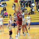 RYAN SPARKS | THE DAILY WORLD Hoquiams Chloe Kennedy (32) grabs a rebound against Aberdeens Maddie Gore (30) during the Grizzlies 45-38 loss on Thursday, Dec. 1, 2022 at Sam Benn Gym in Aberdeen.