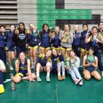 SUBMITTED PHOTO The Aberdeen girls wrestling team won the Lady Jag Invitational on Saturday at Emerald Ridge High School in Puyallup.
