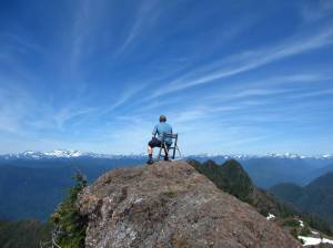 Colonel Bobs Trail is part of the Colonel Bob Wilderness area, part of a proposed expansion of the Olympic wilderness. The trail starts north of Humptulips and shows views of the Quinault Rainforest, the entire Olympic Mountain Range, as well as impressive views of Grays Harbor, Lake Quinault and the Pacific Ocean Washington Trails Association