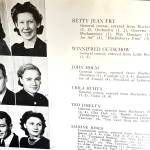 Betty Bullocks 1940 high school yearbook shows what she looked like as a teenager. Bullock is the young woman on the top left. Her name then was Betty Jean Fry. To the right of the photos of her and a classmate show what she did in high school. Bullock has had quite a life since she graduated high school. She shared a little bit about her life, which reached its centennial on Nov. 29.
