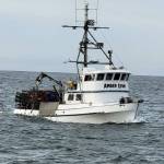 The Amber Lynn, Perry Grahams boat, makes its way. (Courtesy photo / Perry Graham)