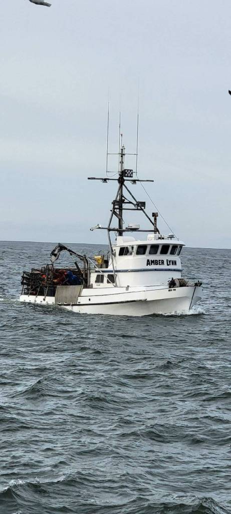 The Amber Lynn, Perry Grahams boat, makes its way. (Courtesy photo / Perry Graham)