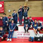SUBMITTED PHOTO Aberdeen wrestlers pose for a photo after placing second in the team standings at the Jim Bair Invitational on Saturday at Castle Rock High School.