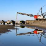 Courtesy photo / U.S. Army Corps of Engineers
The Army Corps of Engineers recently finished a project restoring a storm barrier protecting the lands of the Shoalwater Bay Indian Tribe.