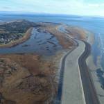 The reinforced storm barrier, the result of an emergency project overseen by the Army Corps of Engineers, will prevent winter storms from thrashing the coastal lowlands of the Shoalwater Bay Indian Tribes lands near Tokeland. (Courtesy photo / Shoalwater Bay Indian Tribe)