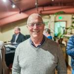 Jim Kramer smiles for a photo at his going away party after a decade in the Chehalis Basin process as a facilitator.
(Courtesy photo)