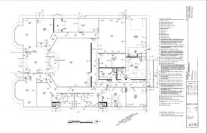 Allen Leister / The Daily World
The first designs of what the Elma Police Station remodel shown to the public.