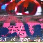 Matthew N. Wells / The Daily World
Grateful for your art, leads a sentimental message from an unknown fan. The message is on the underside of the Young Street Bridge, which is supposed to be replaced in the next few years. Another message, KURT IS THE GOAT, a reference to Nirvana founder Kurt Cobain as being the Greatest of All Time, is below.