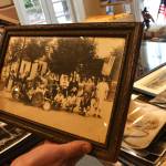 In an undated photo, Hoquiam Elks 1082 Band shows its camaraderie with a fun group photo. This is one of the pieces Polson Museum received from a former residents private collection. While the museum is closed until April, the museums work is not done as staff and volunteers work hard restoring, cataloguing and sprucing up exhibits. (Matthew N. Wells / The Daily World)