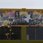 Matthew N. Wells / The Daily World 
Lee and Dani Bacon, a couple who lives in Ocean Shores, has a plan to bring more for Nirvana fans who thirst for more Kurt Cobain history. Cobain, from Aberdeen, founded Nirvana. The Bacons want to bring more of his history to the forefront with a project that includes this urban moss building at the intersection of South K and West Wishkah Streets.