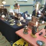 From modern-day blenders to World War II era phones, Travis Johansens booth of unique and creative lamps saw constant attention from guests looking to either buy one of his specialty lamps or listen to the backstory of how he came across some of his older material.