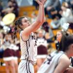 DAILY WORLD FILE PHOTO Montesano senior McKynnlie Dalan and the Bulldogs will face Kings in a 1A State Tournament game at 4 p.m. Saturday at Tumwater High School.