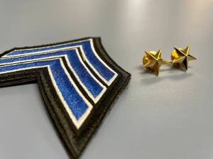 Michael S. Lockett / The Daily World
Multiple officers at the Aberdeen Police Department were promoted this February as officers moved in positions left vacant by retirements.