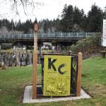 Matthew N. Wells / The Daily World
The city of Aberdeen is taking another step at replacing the Young Street Bridge, officially the North Aberdeen Bridge. According to Dee Anne Shaw, councilor for Aberdeen City Council, the public will be involved through the next few months as to how to commemorate the bridge and the area around it. The bridge is known for graffiti in remembrance of the late Kurt Cobain, who founded Nirvana and who is from Aberdeen. The photograph was taken from Kurt Cobain Memorial Park in early February, 2023.