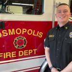 Michael S. Lockett / The Daily World
Nick Falley, appointed in January as fire chief of the Cosmopolis Fire Department, has the task of leading the all-volunteer department.