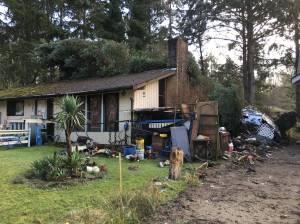 City of Ocean Shores
A property at 367 Eridani Loop in Ocean Shores is slated for abatement. Proposed changes to city code would give city building officials greater authority to take action on properties deemed as a danger or risk to the public.