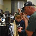 Allen Leister / The Daily World 
Hundreds of people crowded into the main venue of the Ocean Shores Convention Center to taste and vote on the best clam chowder during the 15th annual Razor Clam and Seafood Festival on Friday, March 17 through Sunday, March 19. Participants judged chowder from seven different dining establishments local to Ocean Shores.