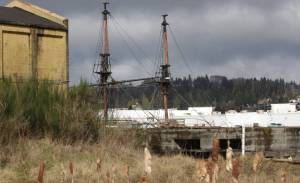 Photos by Michael S. Lockett / The Daily World
The Grays Harbor Historical Seaport and Twin Harbors Waterkeepers hosted a community event on March 25 to talk about cleanup efforts for the area.