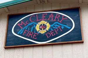 McCleary firefighters, with assistance from East Grays Harbor Fire & Rescue, dealt with a brushfire north of McCleary on Tuesday afternoon. (Michael S. Lockett / The Daily World)