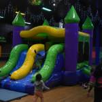 Entertainment ranging from an inflatable bounce house, ping pong tables, chess boards, and air hockey among other stuff was available for the more than 50 people who attended Joy Hour at the Harborena, in Hoquiam. (Allen Leister / The Daily World)