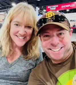 Brenda Vail (left) and her husband Doug Gimby